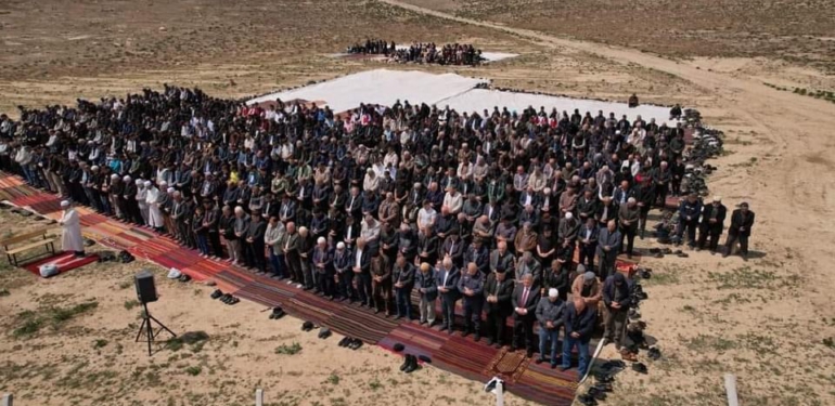 Akçaşehir’de yağmur duasına çıkıldı